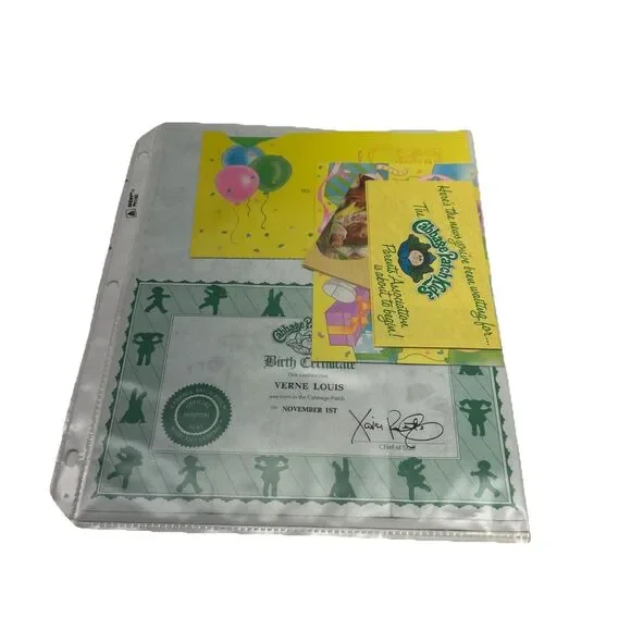 Vintage 1985 Sailor Cabbage Patch Kids With Original Paperwork/birth Certificate - Picture 9 of 9